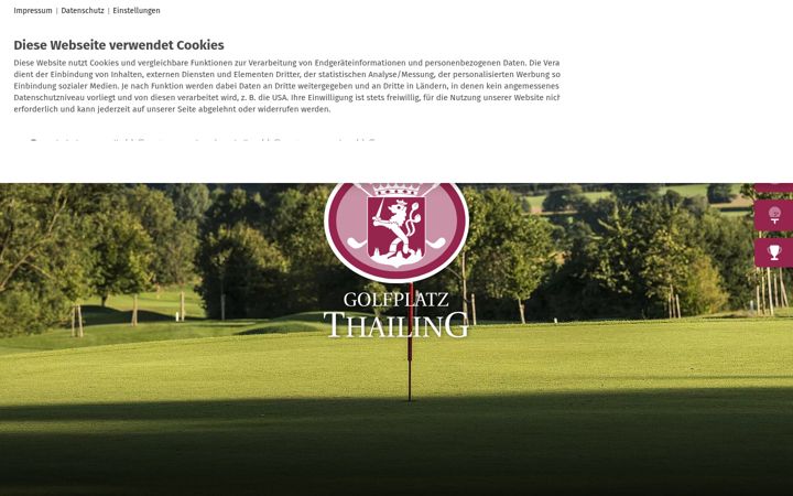 Screenshot of golfplatz-thailing.de