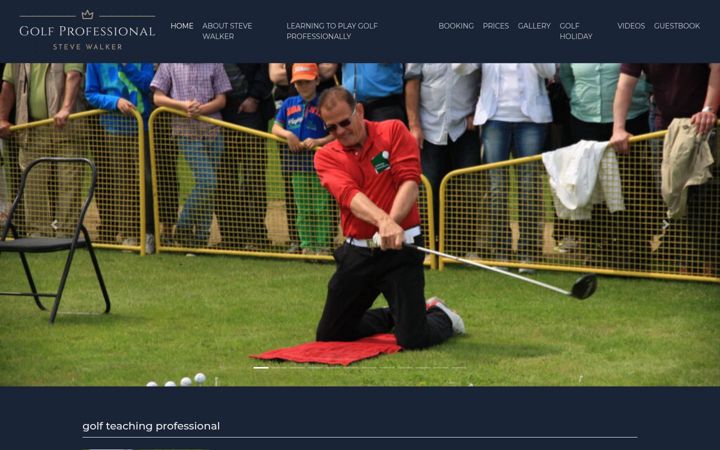 Screenshot of golfprofessional-stevewalker.com