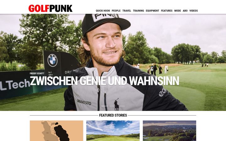 Screenshot of golfpunk.de