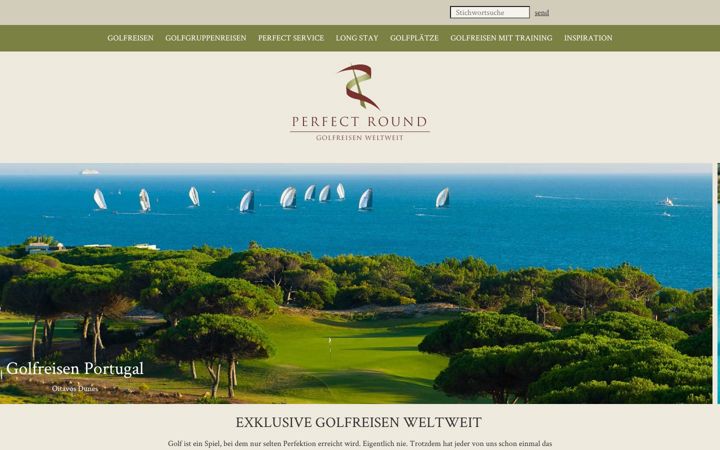 Screenshot of golfreisen-weltweit.com