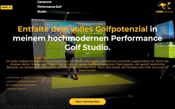 Screenshot of golfschule-bayer.de