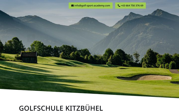 Screenshot of golfschule-kitzbuehel.at