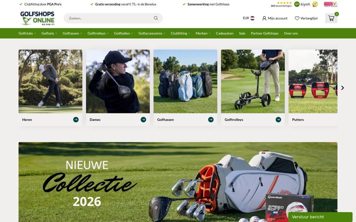 Screenshot of golfshopsonline.com