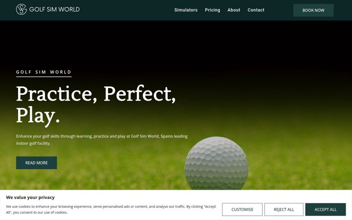 Screenshot of golfsimworld.es