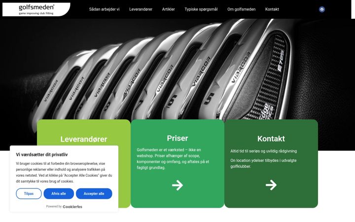 Screenshot of golfsmeden.dk
