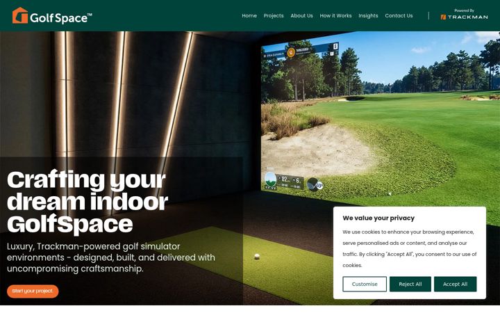 Screenshot of golfspace.uk