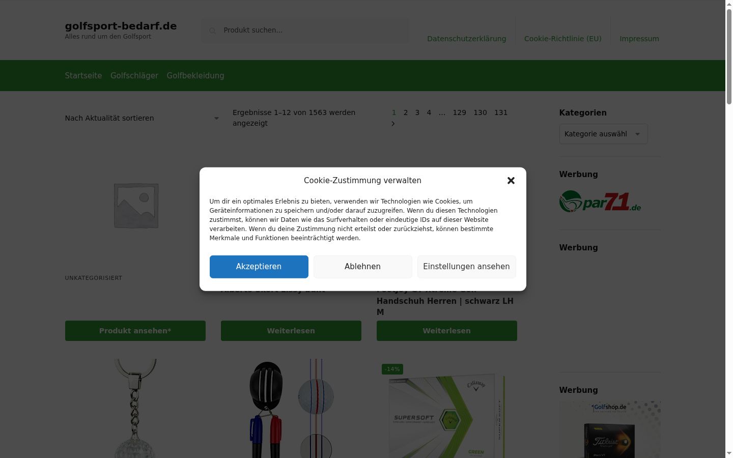 Zrzut ekranu banera zgody wyświetlanego przed jakąkolwiek interakcją
