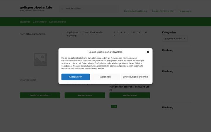 Screenshot of golfsport-bedarf.de