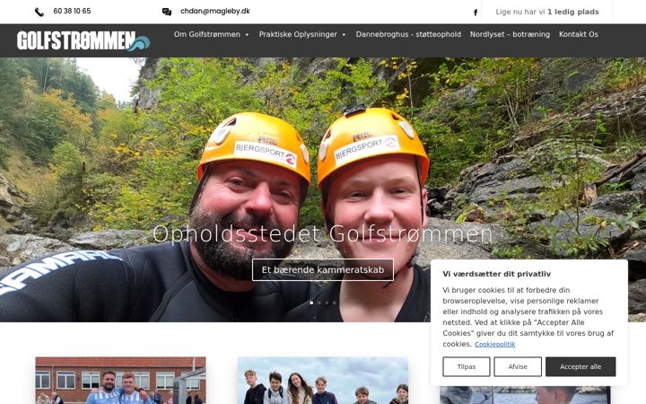 Screenshot of golfstroemmen.dk