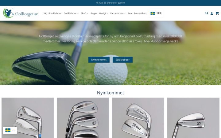 Screenshot of golftorgets.se
