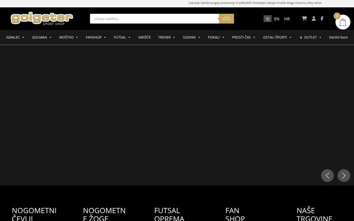 Screenshot of golgeter-shop.com