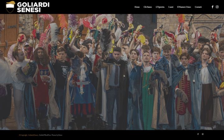 Screenshot of goliardisenesi.com