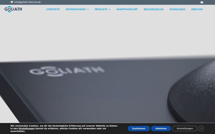 Screenshot of goliath-intercom.de