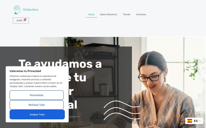 Screenshot of golijovface.com