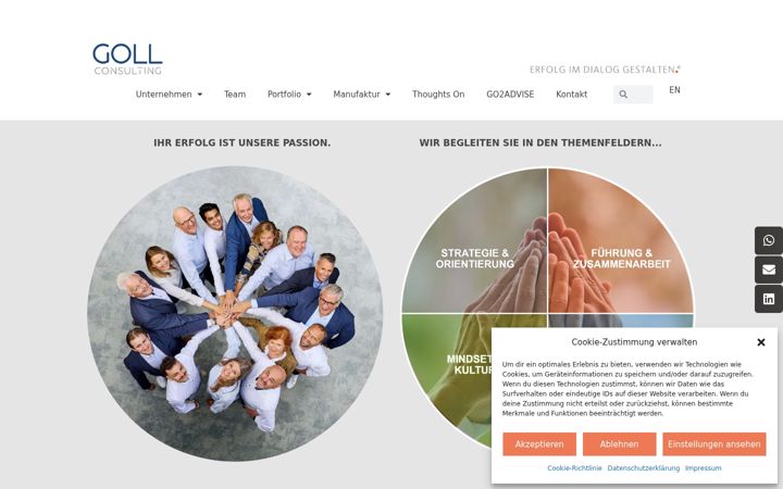 Screenshot of goll.de
