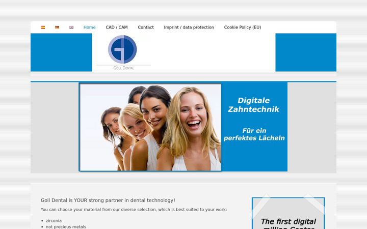Screenshot of golldental.com