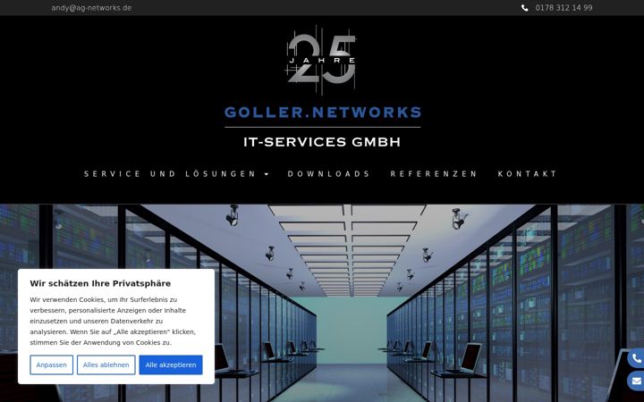 Screenshot of goller-networks.de