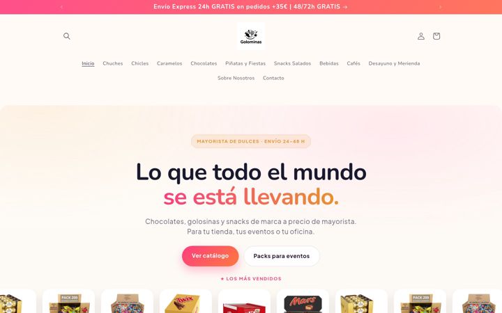 Screenshot of golominascompany.com