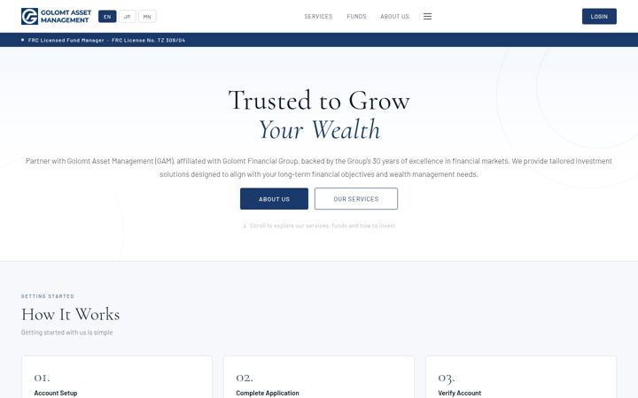 Screenshot of golomtasset.com