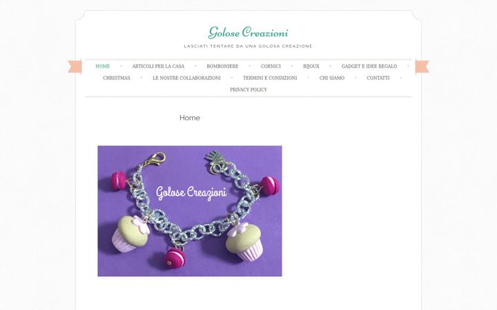 Snímek obrazovky golosecreazioni.com