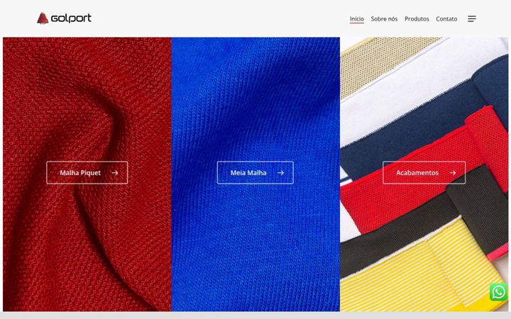 Screenshot of golport.com.br