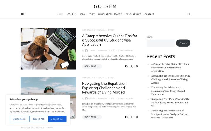Screenshot of golsem.com
