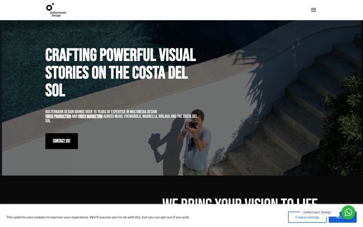 Screenshot of goltermanndesign.com