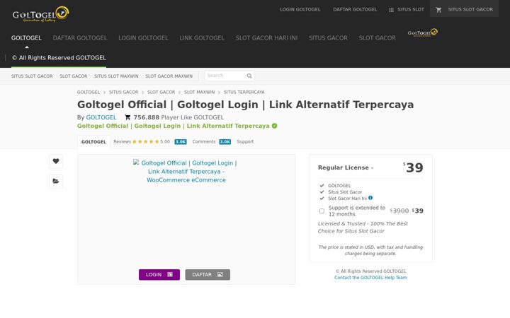 Screenshot of goltogel007.it.com