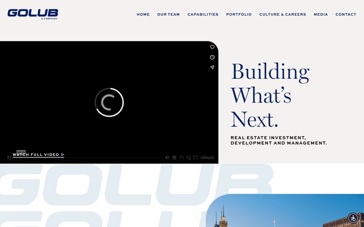 Screenshot of golubandcompany.com