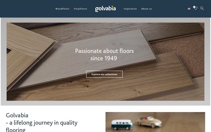 Screenshot of golvabia.com