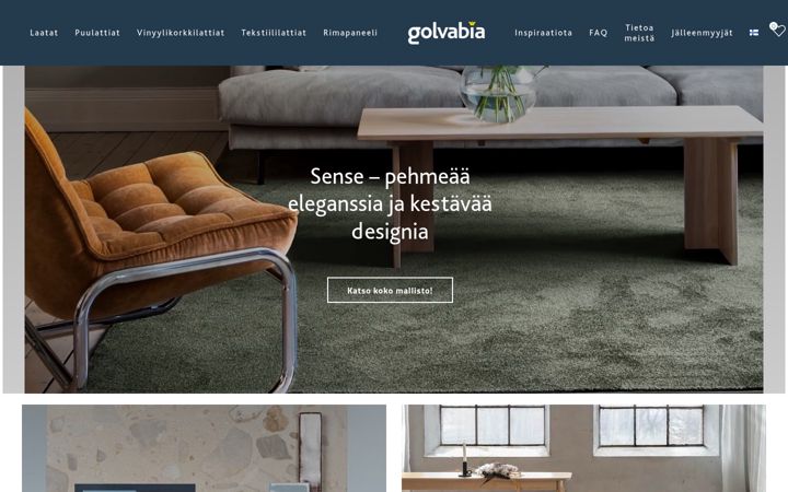 Screenshot of golvabia.fi