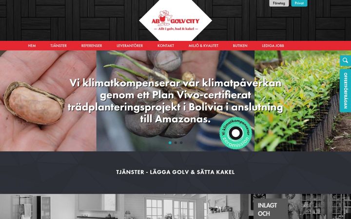 Screenshot of golvcity.se