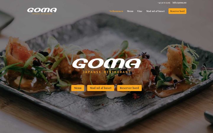Screenshot of goma.nu