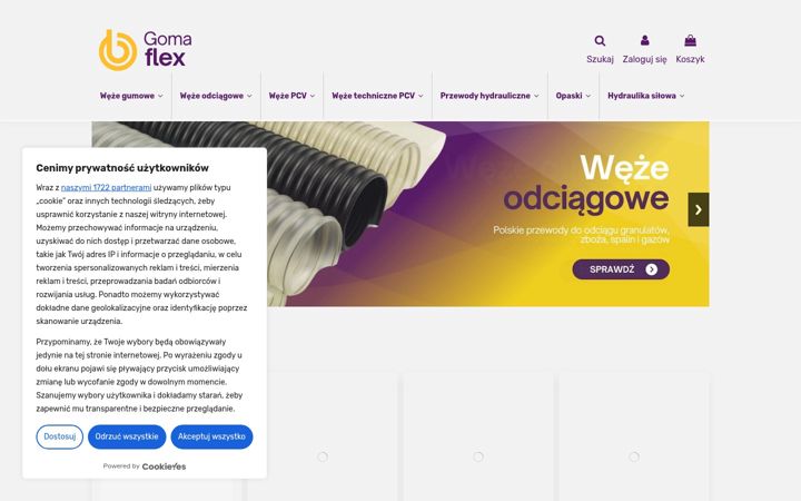 Screenshot of gomaflex.pl