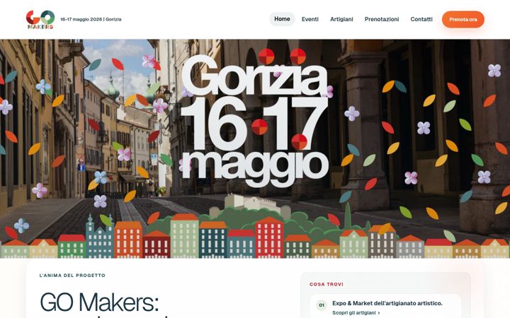 Captura de pantalla de gomakers.it