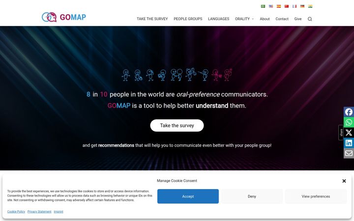 Screenshot of gomap.pro