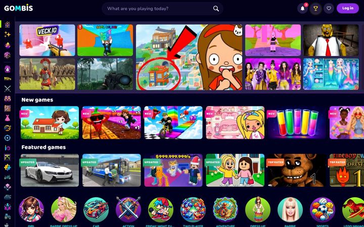 Screenshot von gombis.com