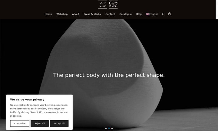 Screenshot of gomboc-shop.com