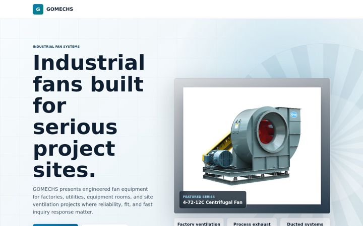 Screenshot of gomechs.com