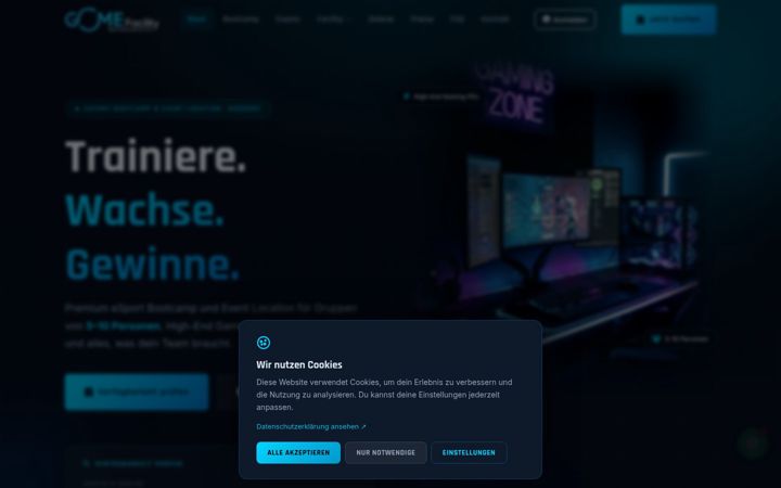 Screenshot of gomefacility.de