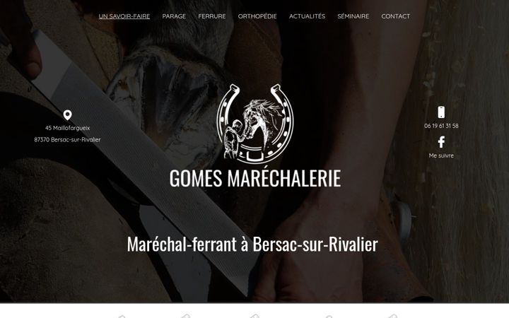Screenshot of gomes-marechalerie-limoges.fr