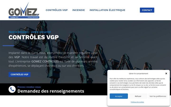 Screenshot of gomezvgp.fr
