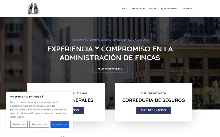 Screenshot of gomezyantonaya.es