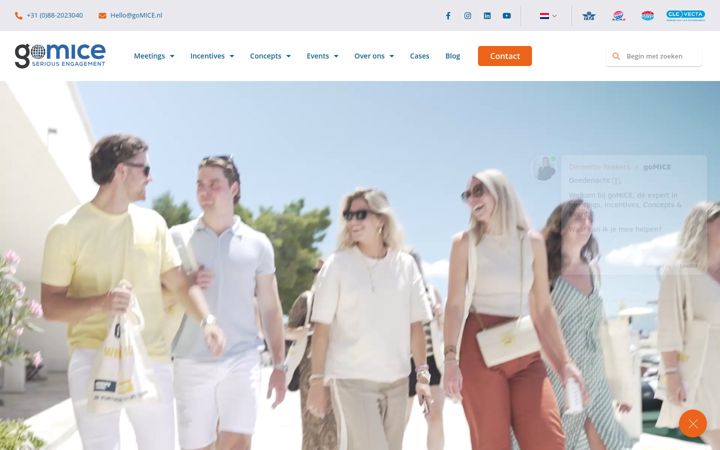 Screenshot of gomice.nl