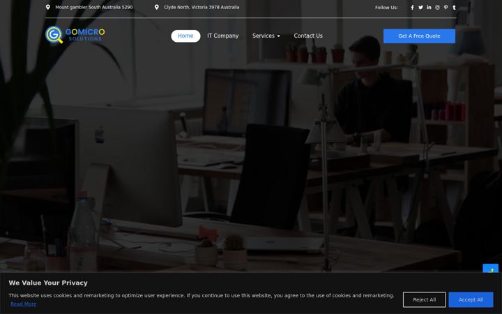 Screenshot of gomicrosolutions.com.au