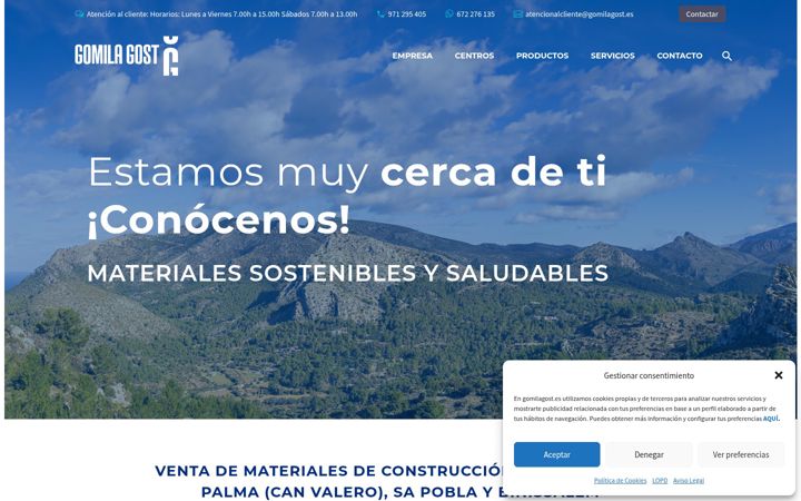 Screenshot of gomilagost.es