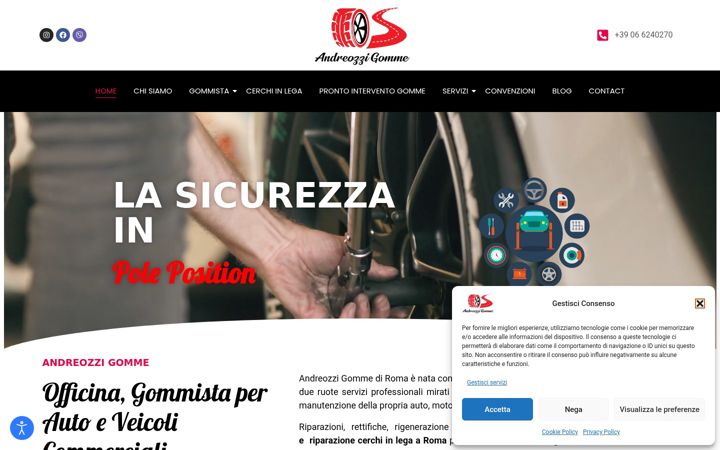 Screenshot of gommistamarcoandreozzi.it