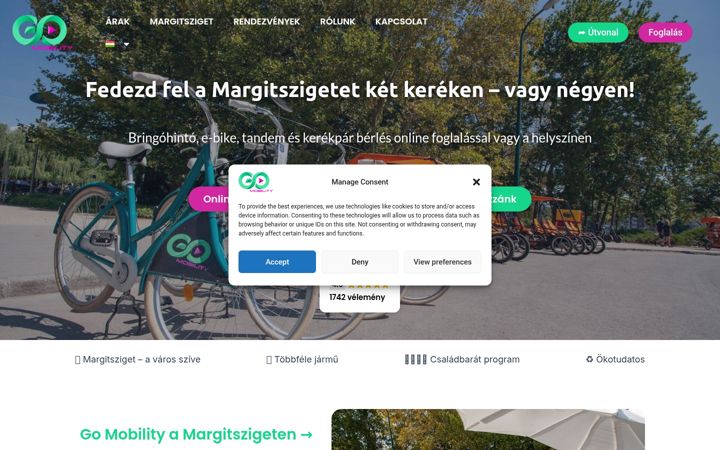 Screenshot of gomobility.eu