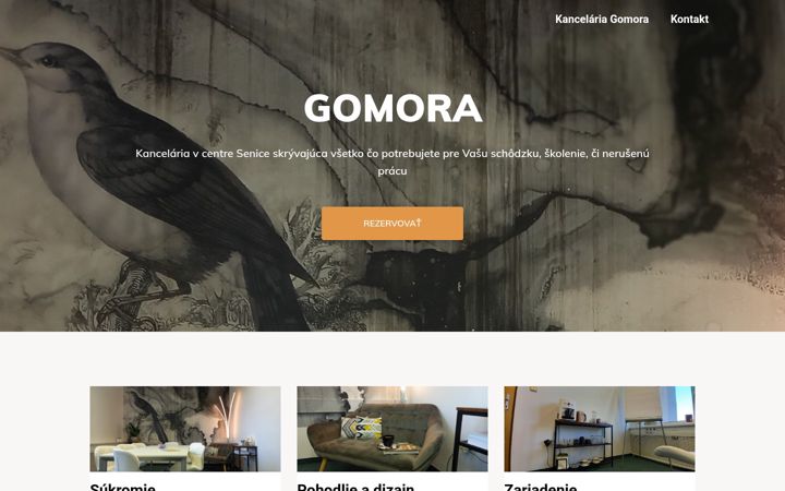 Screenshot of gomora.sk