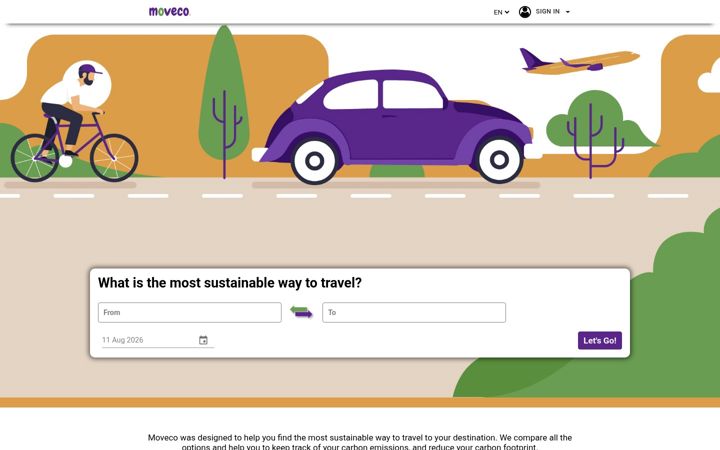 Screenshot of gomoveco.com